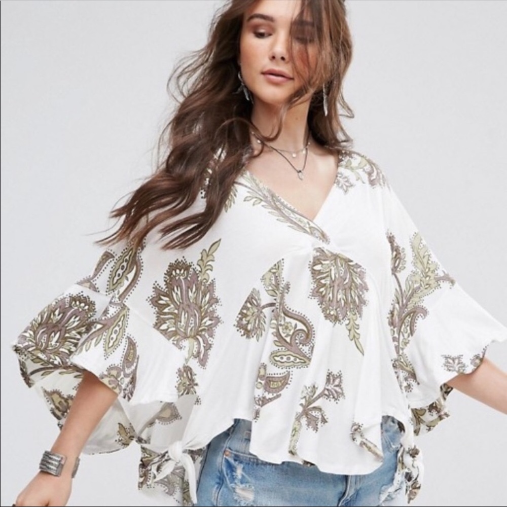 Free People Maui Wowie Ivory Top